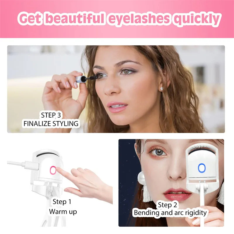 Rechargeable Travel Eyelash Curler