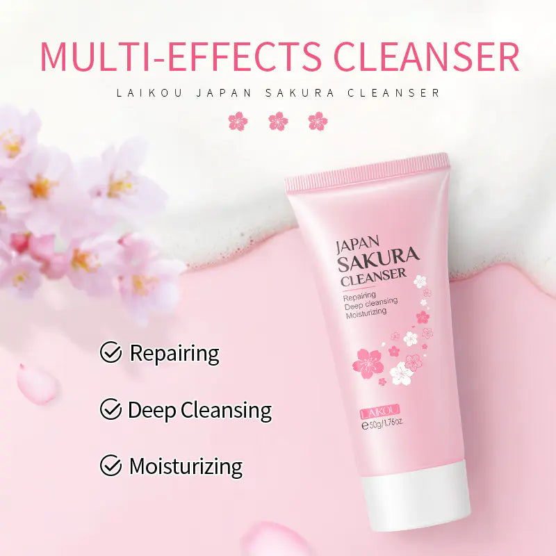 Sakura Bloom 50g Moisturizing Facial Cleanser