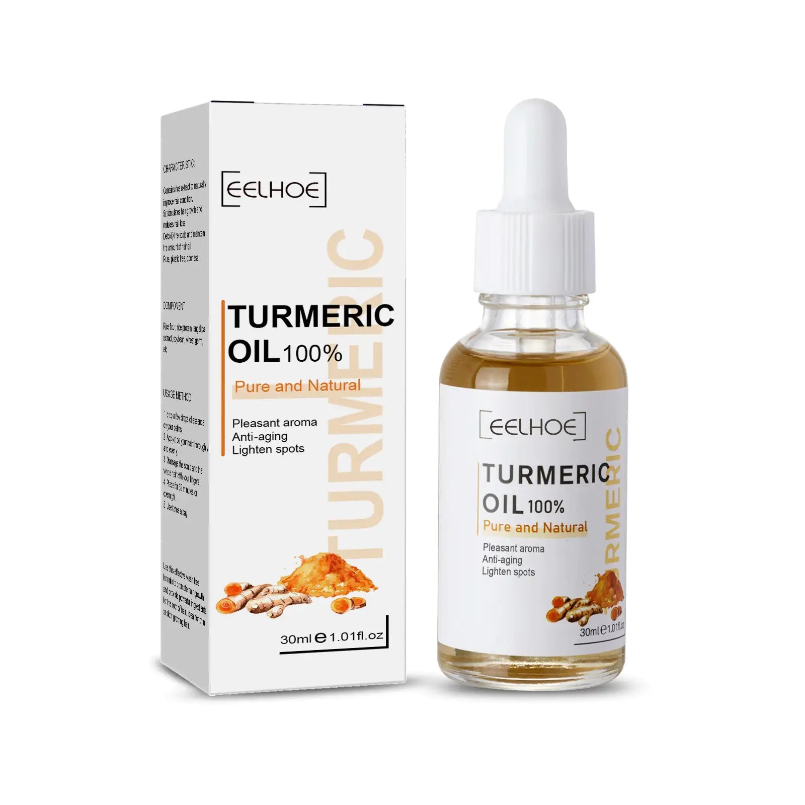 EELHOE Turmeric Dark Spot Correction Face Care Spot Moisturizing And Repairing Skin Tone Serum